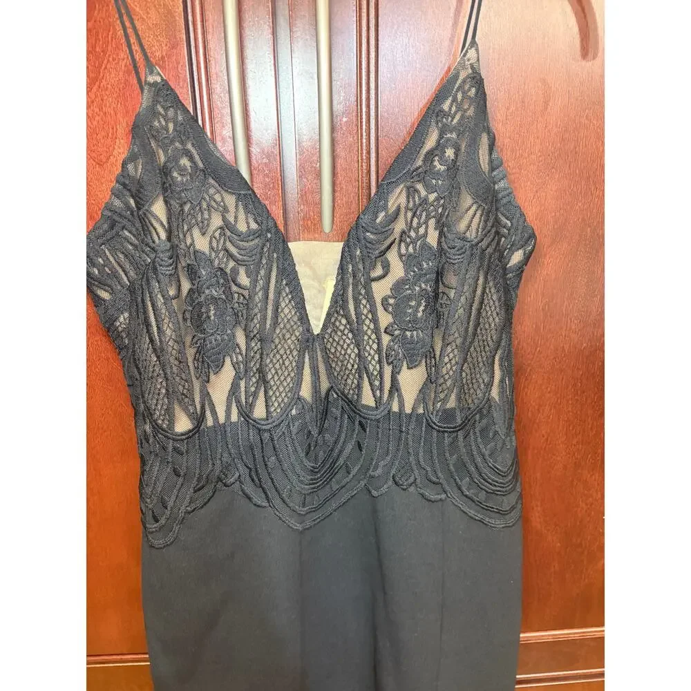 Hello Molly "I Come Alive" Black Maxi Dress Size 6 - Picture 8 of 16